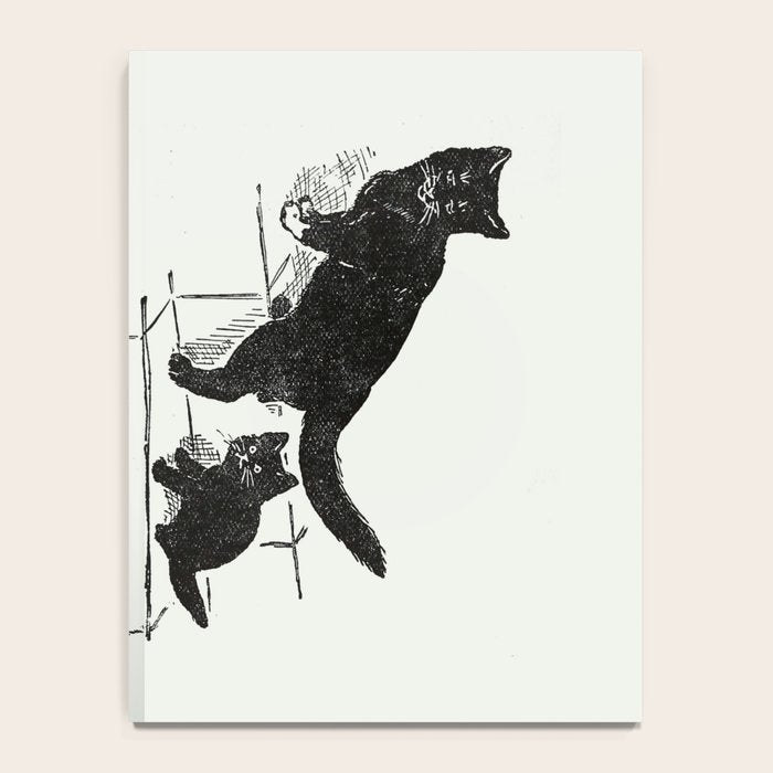 Cat With Kitten On Stairs Notebook Gallery Image 4