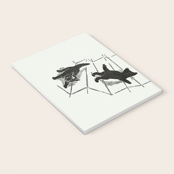 Cat With Kitten On Stairs Notebook Gallery Image 3