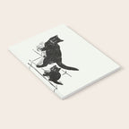 Cat With Kitten On Stairs Notebook Gallery Image 2