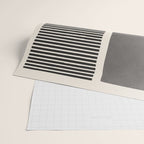Mustard Gray and Black Lines Wrapping Paper Gallery Image 2
