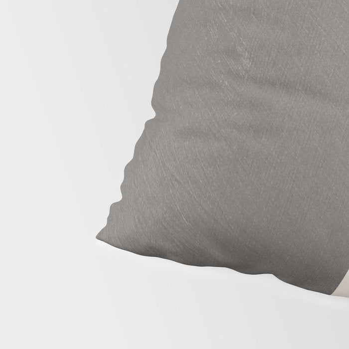 Mustard Gray and Black Lines Pillow Sham Gallery Image 4