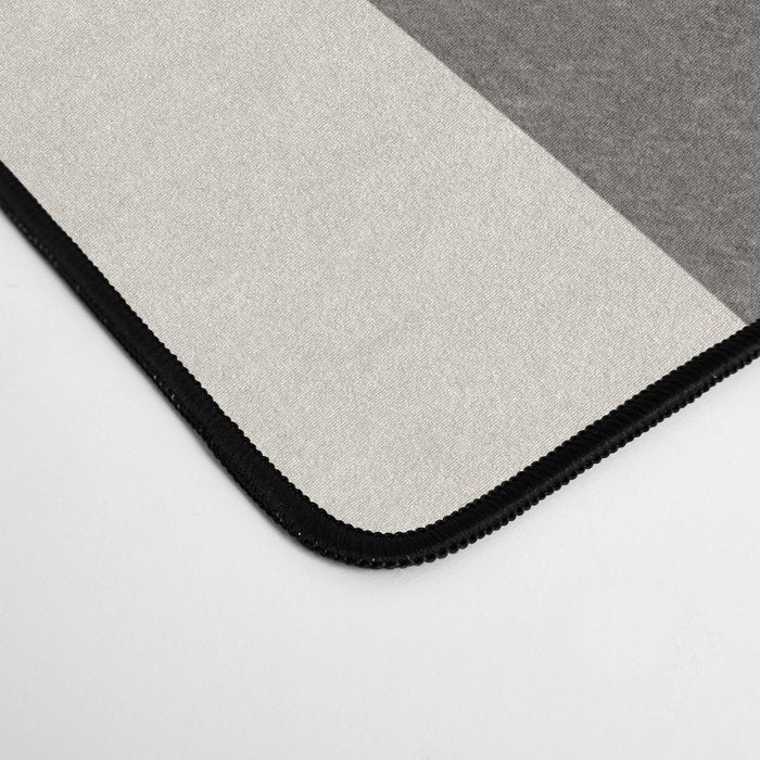 Mustard Gray and Black Lines Desk Mat Gallery Image 4
