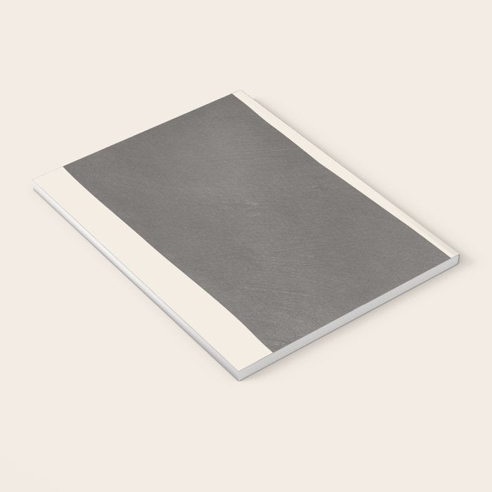 Mustard Gray and Black Lines Notebook Gallery Image 3