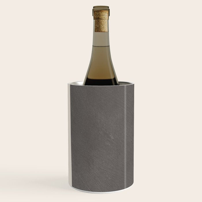 Mustard Gray and Black Lines Wine Chiller Gallery Image 2