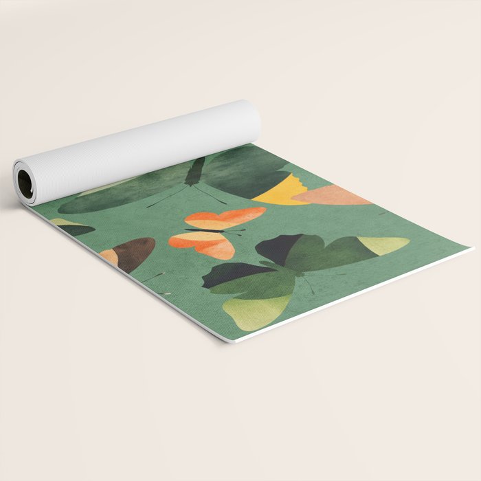 Beautiful Butterflies 6 Yoga Mat Gallery Image 2