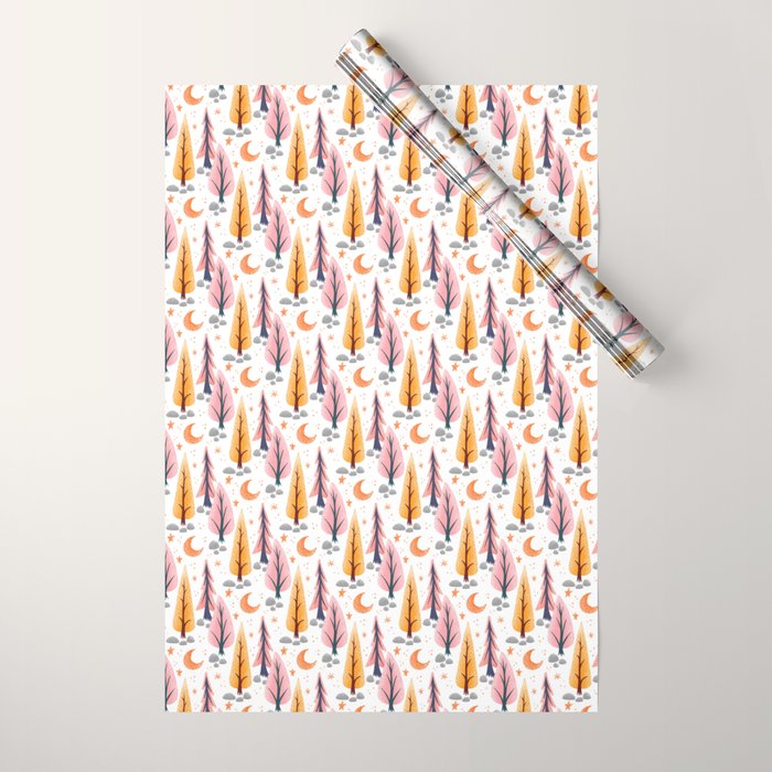 October Moon Wrapping Paper Gallery Image 1