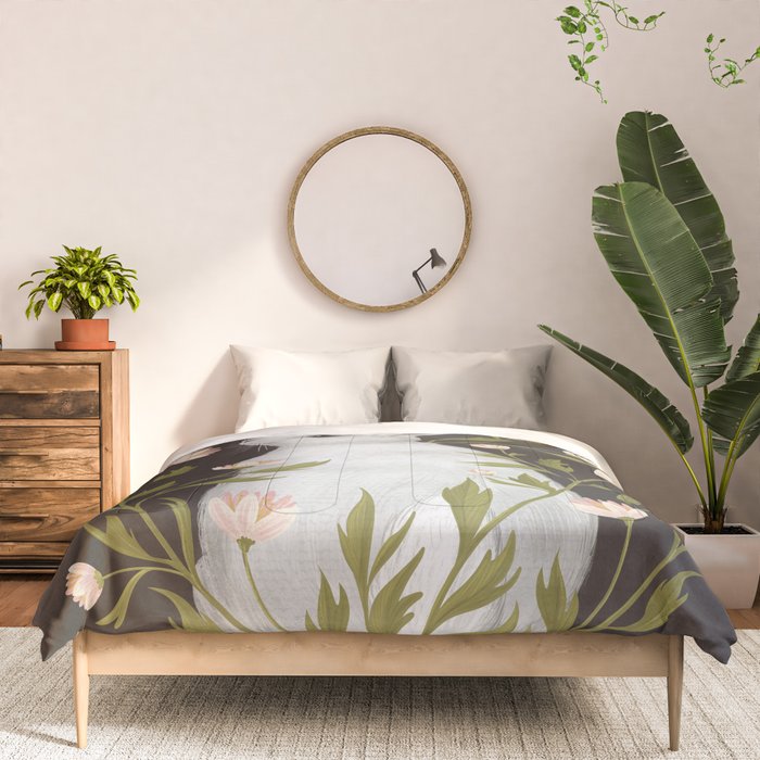 White Rabbit Floral Comforter Gallery Image 3