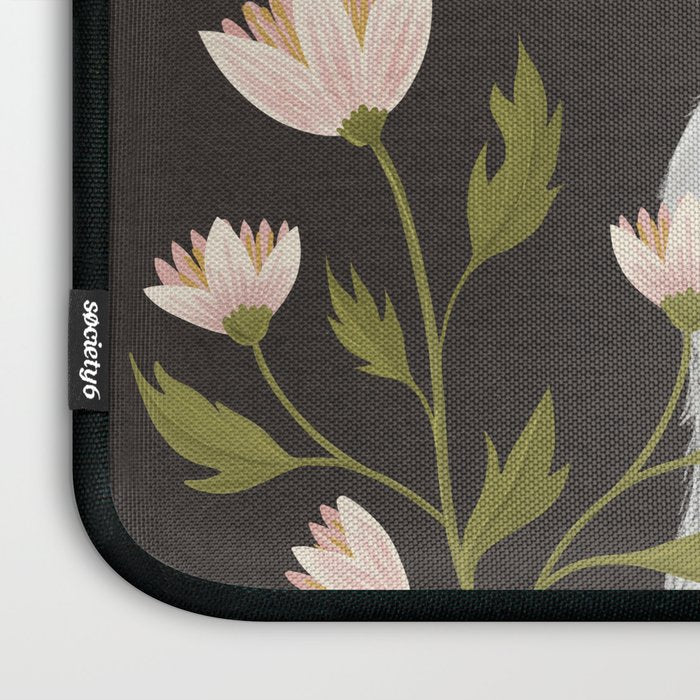 White Rabbit Floral Laptop Sleeve Gallery Image 3