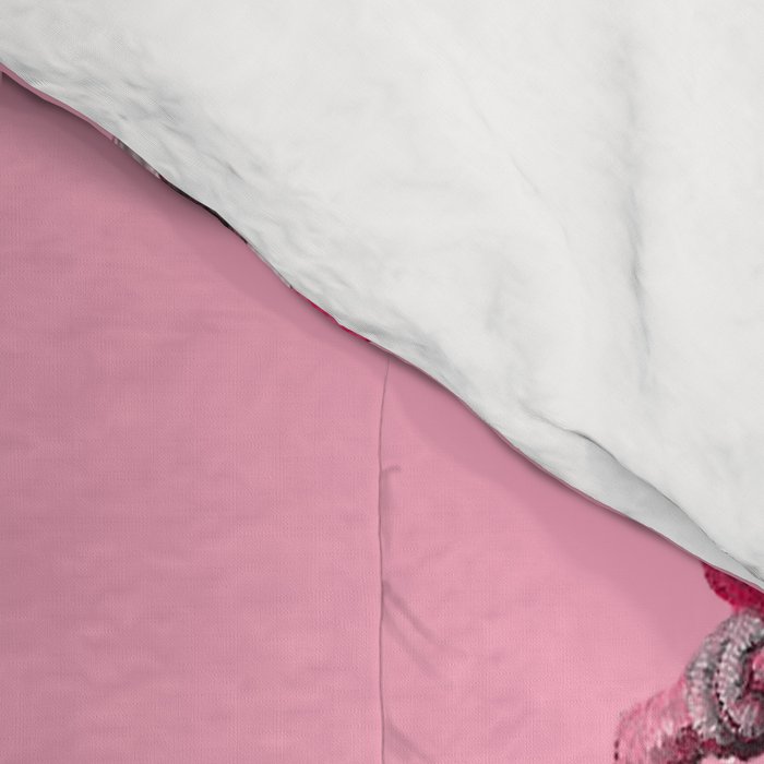 Flamingo and Tropical garden Comforter Gallery Image 4