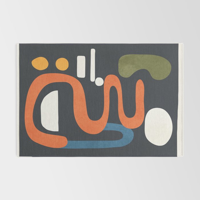 Abstract Colorful Setting 1 Rug Gallery Image 2