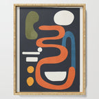 Abstract Colorful Setting 1 Serving Tray Gallery Image 1