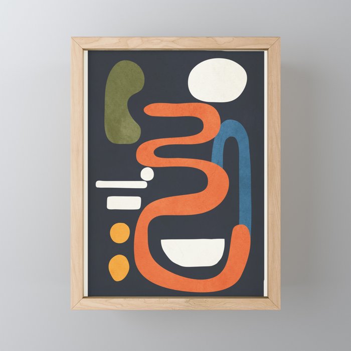 Abstract Colorful Setting 1 Mini Art Print Gallery Image 1