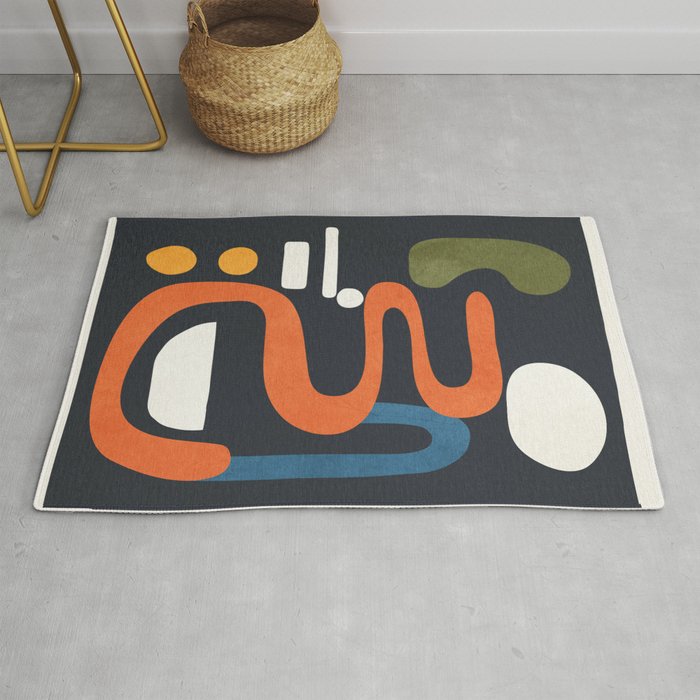 Abstract Colorful Setting 1 Rug Gallery Image 1