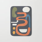 Abstract Colorful Setting 1 Bath Mat Gallery Image 1