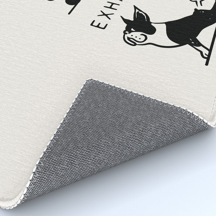 Inhale Exhale Boston Terrier Rug Gallery Image 4