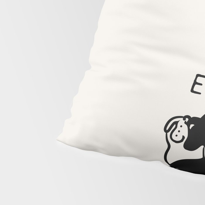 Inhale Exhale Boston Terrier Pillow Sham Gallery Image 4
