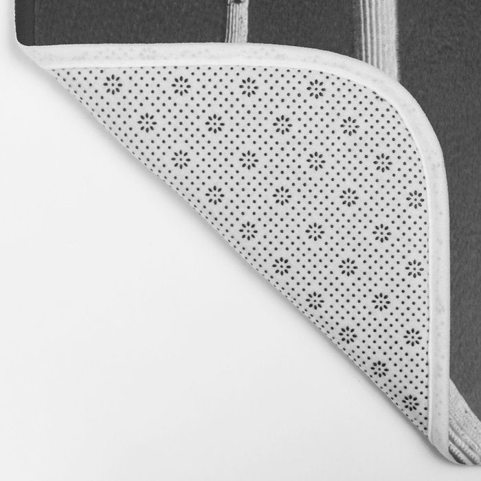 Black and White Saguaro Cactus Photo Bath Mat Gallery Image 2