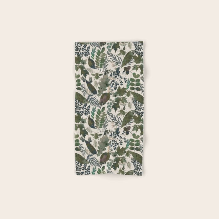 Greenish forest Bath Towel Gallery Image 1