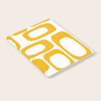 Mid Century Modern Shapes Mustard Notebook Gallery Image 2