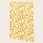 Mid Century Modern Shapes Mustard Wallpaper Gallery Image 2