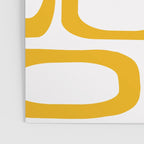 Mid Century Modern Shapes Mustard Poster Gallery Image 3