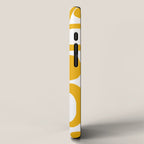Mid Century Modern Shapes Mustard iPhone Case Gallery Image 2