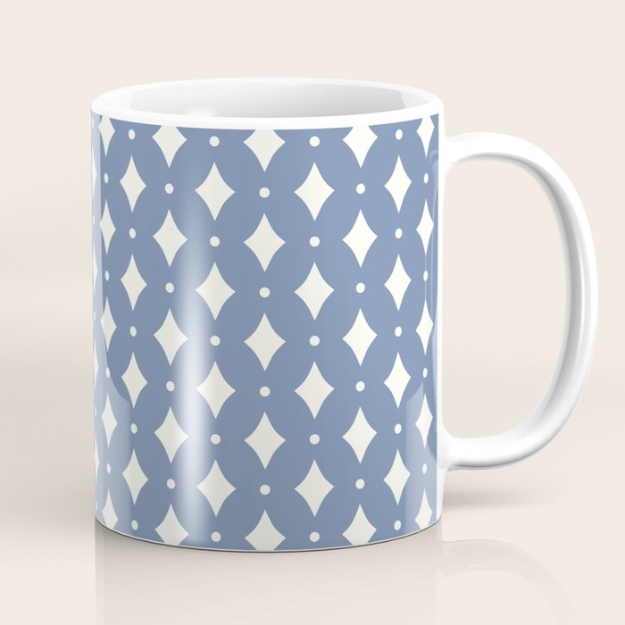 Vintage Stars V Blue Coffee Mug Gallery Image 1