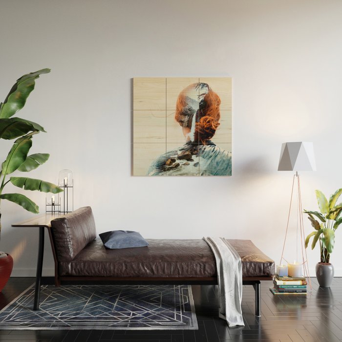 waterfall Wood Wall Art Gallery Image 2