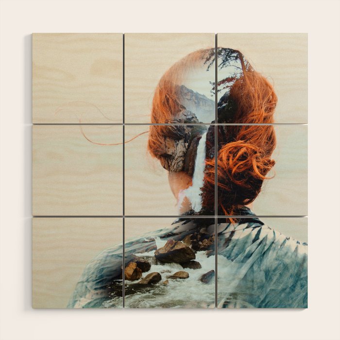 waterfall Wood Wall Art Gallery Image 1