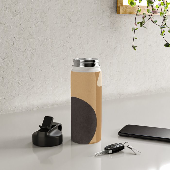 Abstract Minimal Art 1 Water Bottle Gallery Image 4