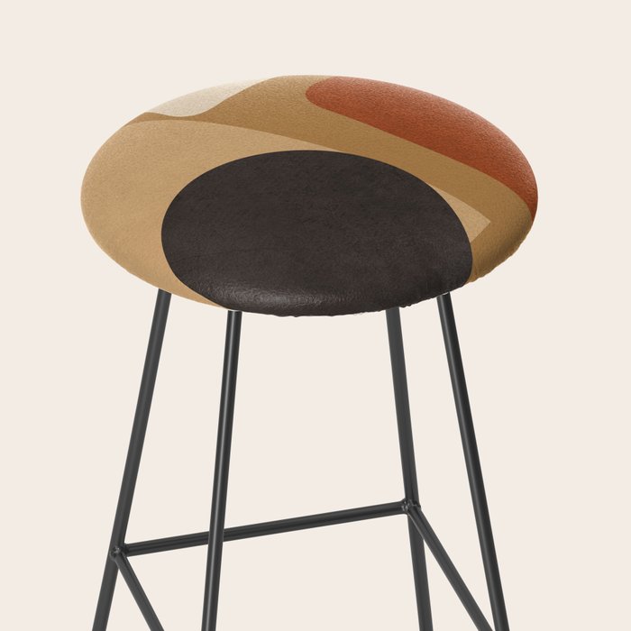 Abstract Minimal Art 1 Stool Gallery Image 2