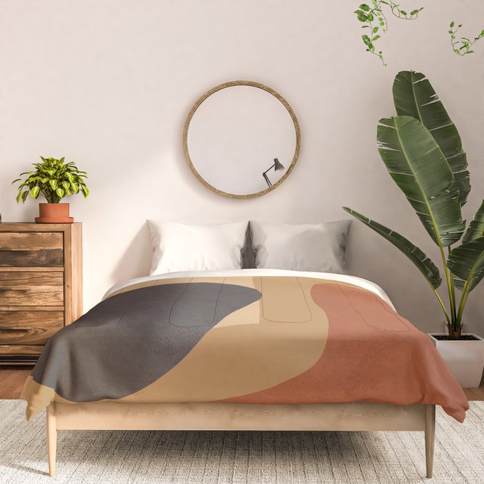 Abstract Minimal Art 1 Comforter Gallery Image 3