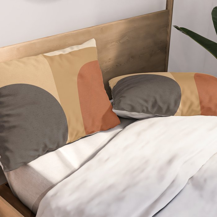 Abstract Minimal Art 1 Pillow Sham Gallery Image 2