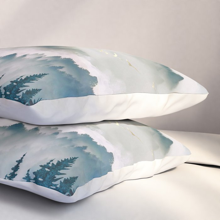 Misty Mountains Pillow Sham Gallery Image 3