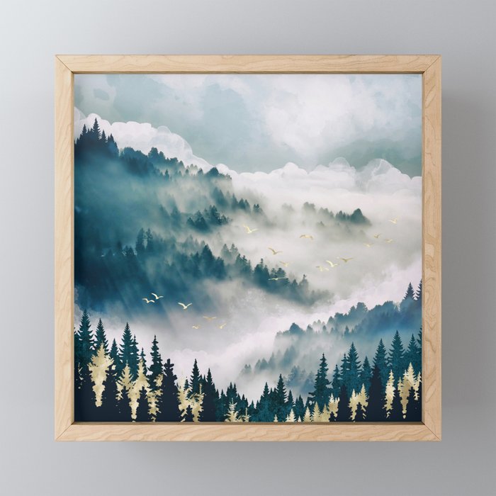 Misty Mountains Mini Art Print Gallery Image 1