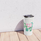 Oh What Fun - Pink and Green Travel Mug Gallery Image 4