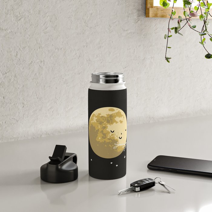 Owl and Moon Water Bottle Gallery Image 5