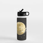 Owl and Moon Water Bottle Gallery Image 1