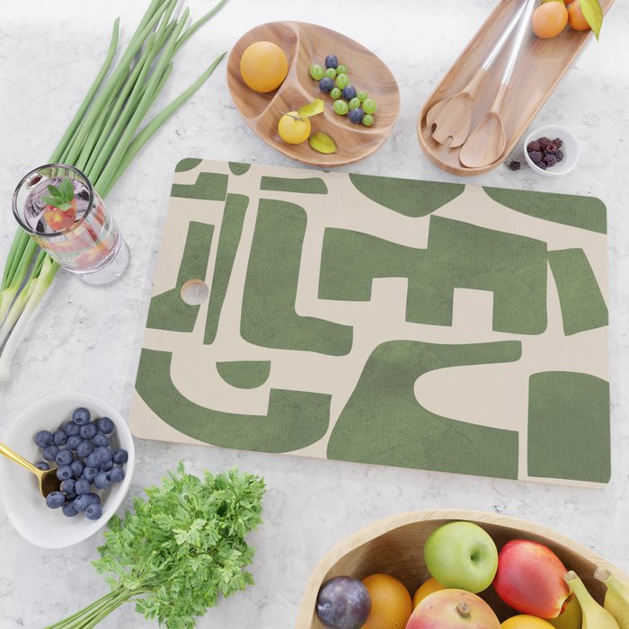 Organic Contemporary Modern Shapes 03 Cutting Board Gallery Image 2