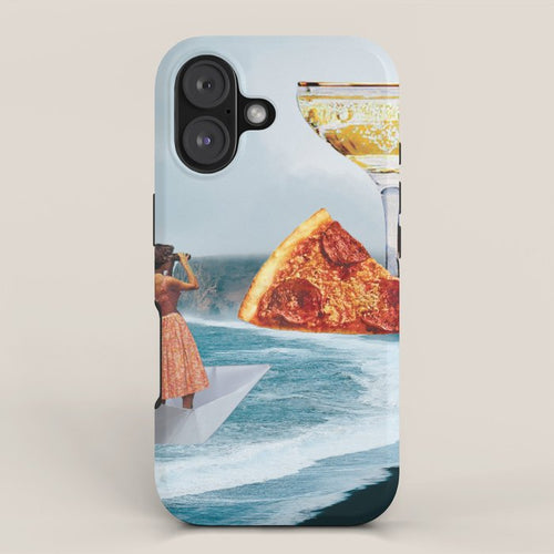 Sighting (Champagne & Pizza) Iphone Case Gallery Image 1