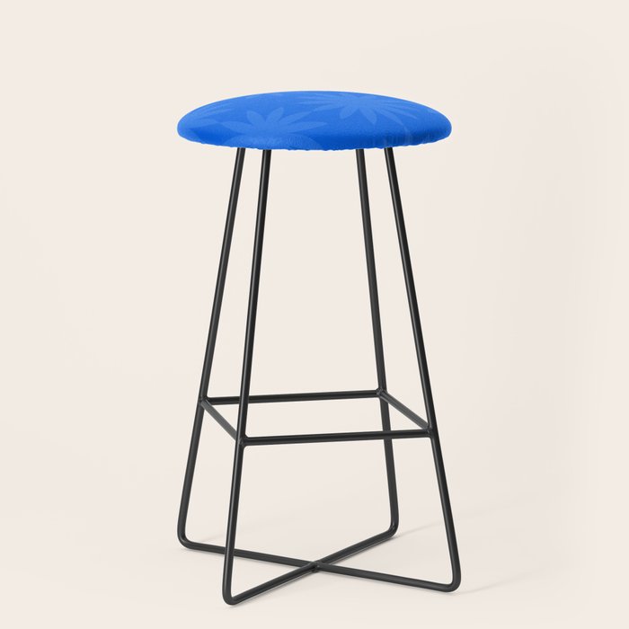 soft blue starflower Stool Gallery Image 1