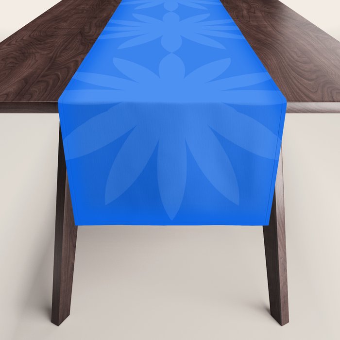 soft blue starflower Table Runner Gallery Image 1