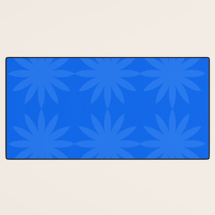 soft blue starflower Desk Mat Gallery Image 3