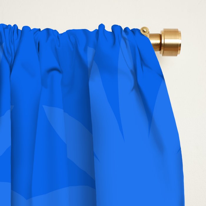soft blue starflower Window Curtain Gallery Image 2