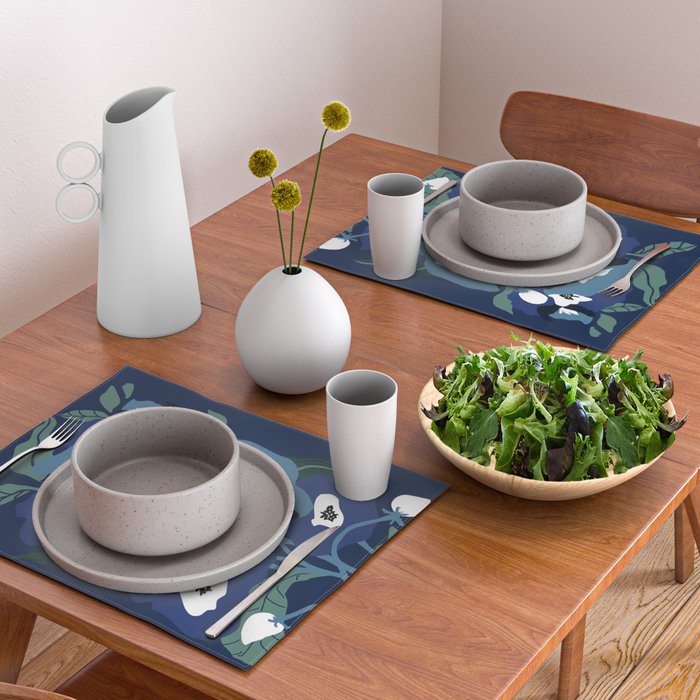 outside in my garden by night Placemat Gallery Image 2