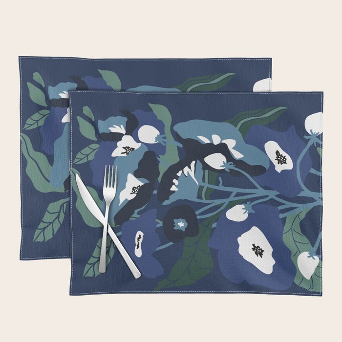 outside in my garden by night Placemat Gallery Image 1