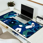 outside in my garden by night Desk Mat Gallery Image 2