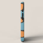 Mid-Century Modern Abstract Art 17 iPhone Case Gallery Image 2