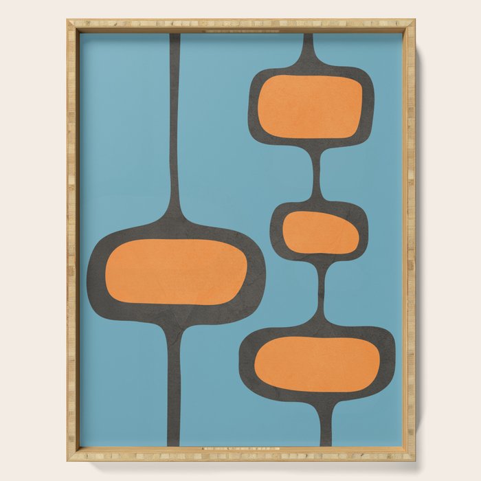 Mid-Century Modern Abstract Art 17 Serving Tray Gallery Image 1