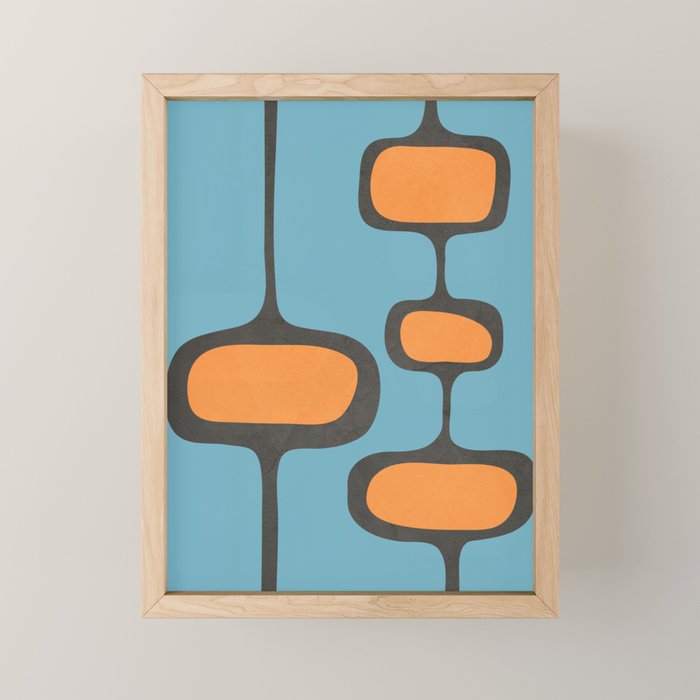 Mid-Century Modern Abstract Art 17 Mini Art Print Gallery Image 1